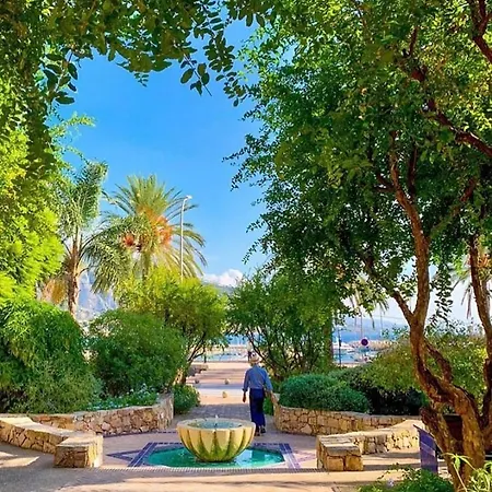 Le Vigia-vue Mer-terrasse-climatisation-parking 芒通