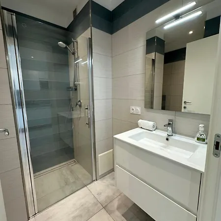 Le Vigia-vue Mer-terrasse-climatisation-parking 芒通