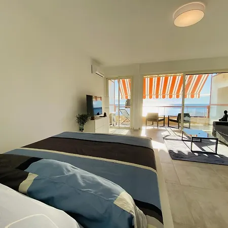 Le Vigia-vue Mer-terrasse-climatisation-parking Apartment Menton