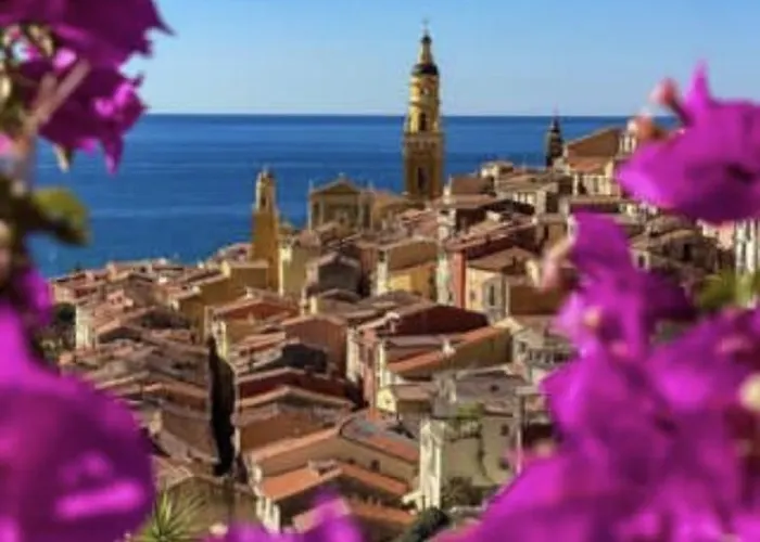 Le Vigia-vue Mer-terrasse-climatisation-parking * Menton